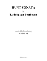 Hunt Sonata Orchestra sheet music cover